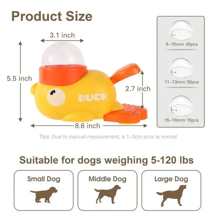 Duck - Distributeur Ludique de Friandises pour chien et chat