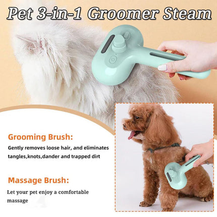 Brosse à vapeur pour chien & chats